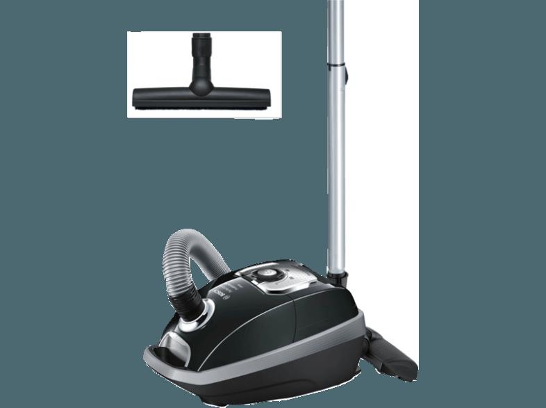 BOSCH BGL 8334 (Staubsauger, Hochleistungs-Hygienefilter, A, Schwarz/Silber)