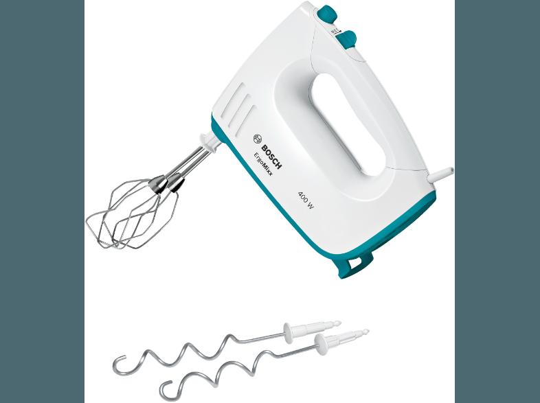 BOSCH MFQ 36300 Handmixer 400 Watt Weiß/Dynamicblau, BOSCH, MFQ, 36300, Handmixer, 400, Watt, Weiß/Dynamicblau