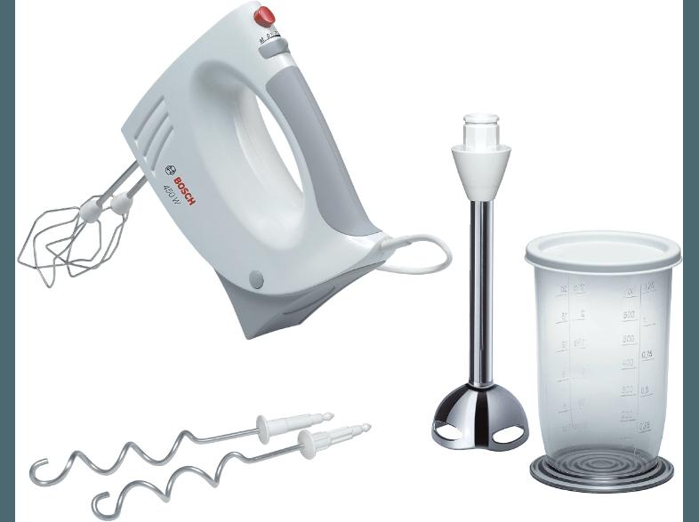 BOSCH MFQ3570 Handmixer 450 Watt Weiß/Rot, BOSCH, MFQ3570, Handmixer, 450, Watt, Weiß/Rot