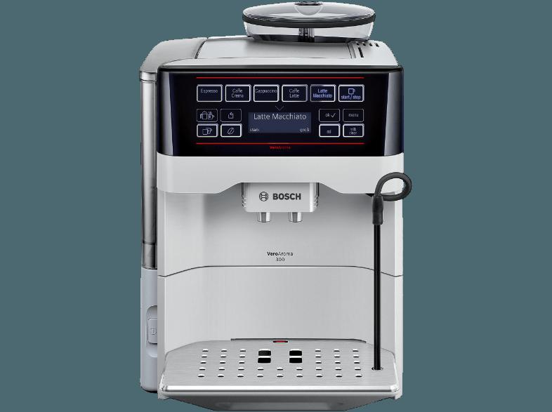 BOSCH TES 60351 VeroAroma 300 Kaffeevollautomat (Keramik-Scheibenmahlwerk, 1.7 Liter, Silber)