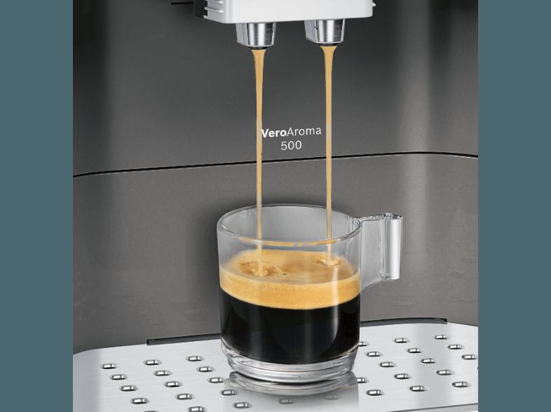 BOSCH TES 60553 VeroAroma 500 Kaffeevollautomat (Scheibenmahlwerk, 1.7 Liter, Titanium), BOSCH, TES, 60553, VeroAroma, 500, Kaffeevollautomat, Scheibenmahlwerk, 1.7, Liter, Titanium,