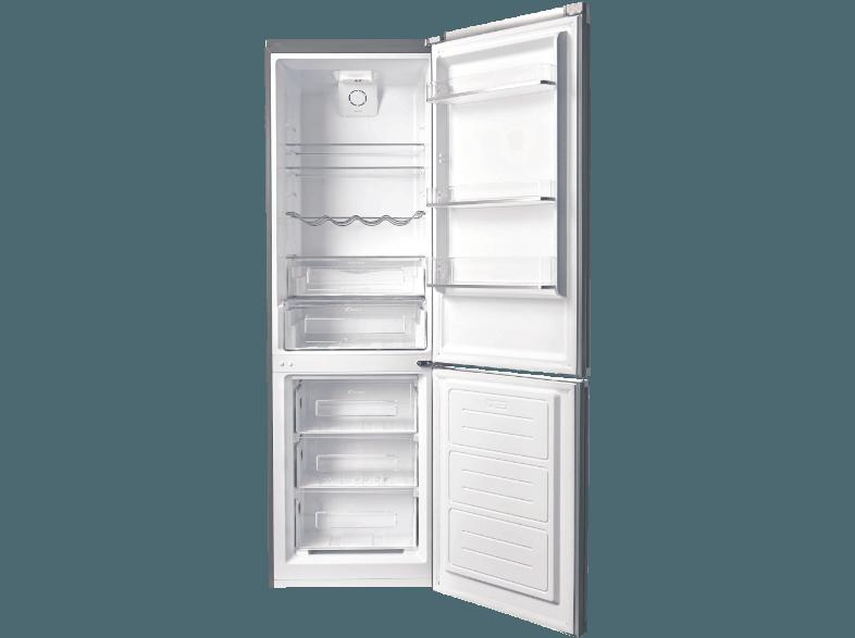 CANDY CKCS 6184 SV/1 ED-LOOK Kühlgefrierkombination (210 kWh/Jahr, A  , 1870 mm hoch, Edelstahl)