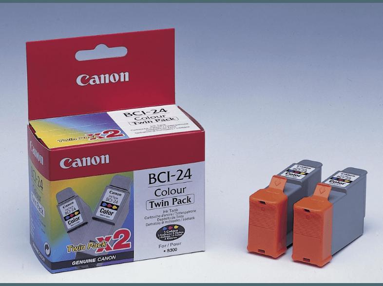 CANON BCI-24 C TWIN PACK 6882A009 Tintenkartusche Color, CANON, BCI-24, C, TWIN, PACK, 6882A009, Tintenkartusche, Color