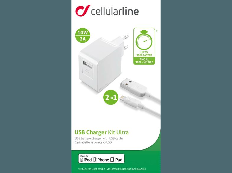 CELLULAR LINE 36543 Netzteil iPhone, iPad, iPod