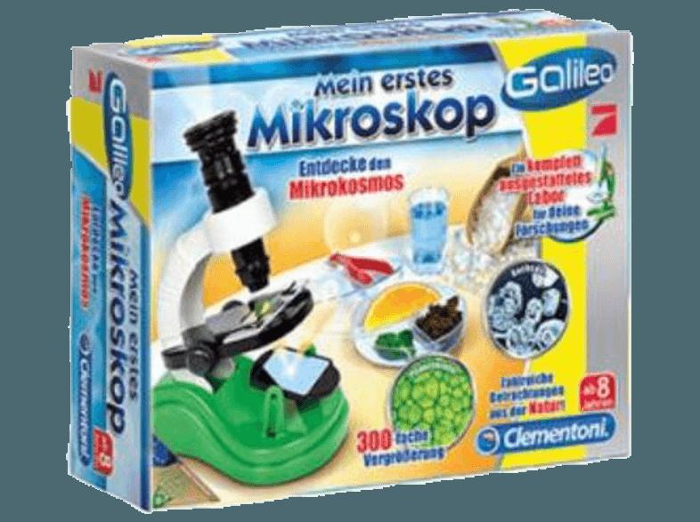 CLEMENTONI 69251.4 Galileo Mein erstes Mikroskop Mehrfarbig