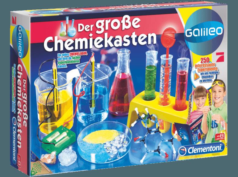 CLEMENTONI 69457.0 Galileo der grosse Chemiekasten Mehrfarbig, CLEMENTONI, 69457.0, Galileo, grosse, Chemiekasten, Mehrfarbig