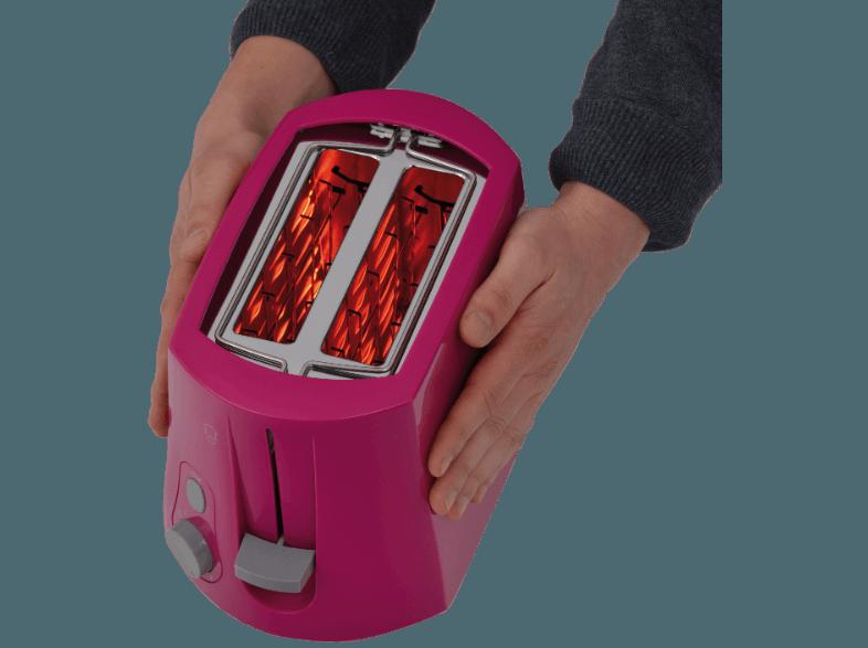 CLOER 3317-1 Toaster Pink (825 Watt, Schlitze: 2)