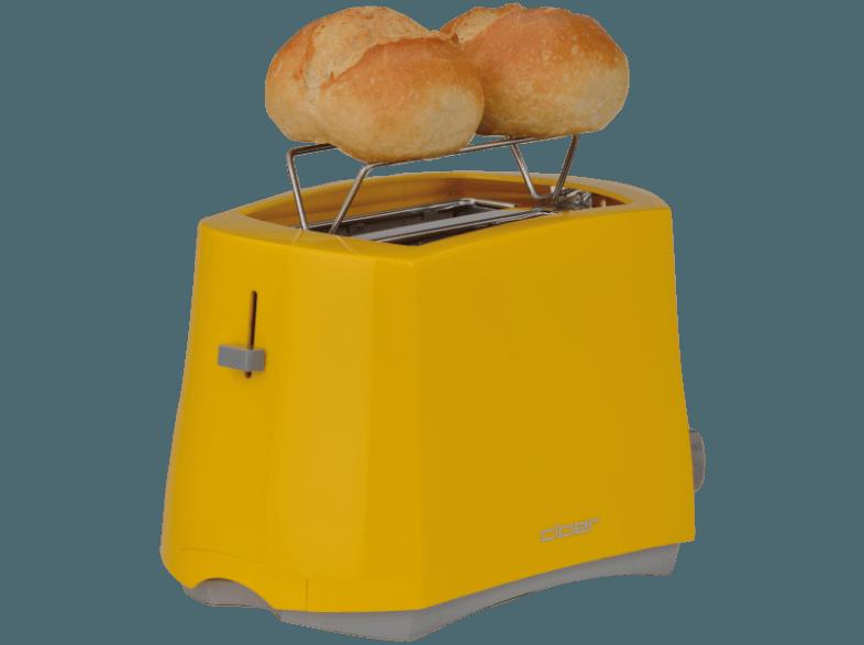 CLOER 3317-2 Toaster Gelb (825 Watt, Schlitze: 2), CLOER, 3317-2, Toaster, Gelb, 825, Watt, Schlitze:, 2,