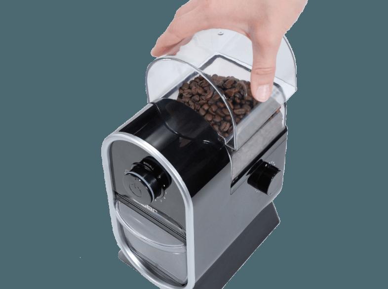 CLOER 7560 Kaffeemühle mit Scheibenmahlwerk Schwarz (100 Watt, Scheibenmahlwerk)