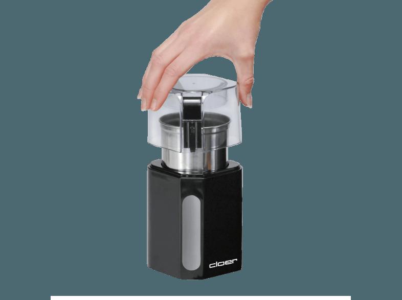 CLOER 7589 Kaffeemühle Schwarz (200 Watt, Schlagmesser)