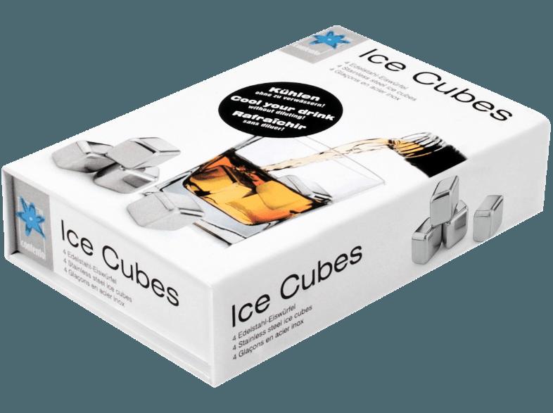 CONTENTO 646075 Ice Cubes 4-tlg. Eiswürfelform