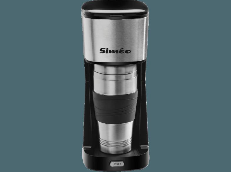 DOMENA CF 120 Kaffeemaschine Schwarz/Silber ()