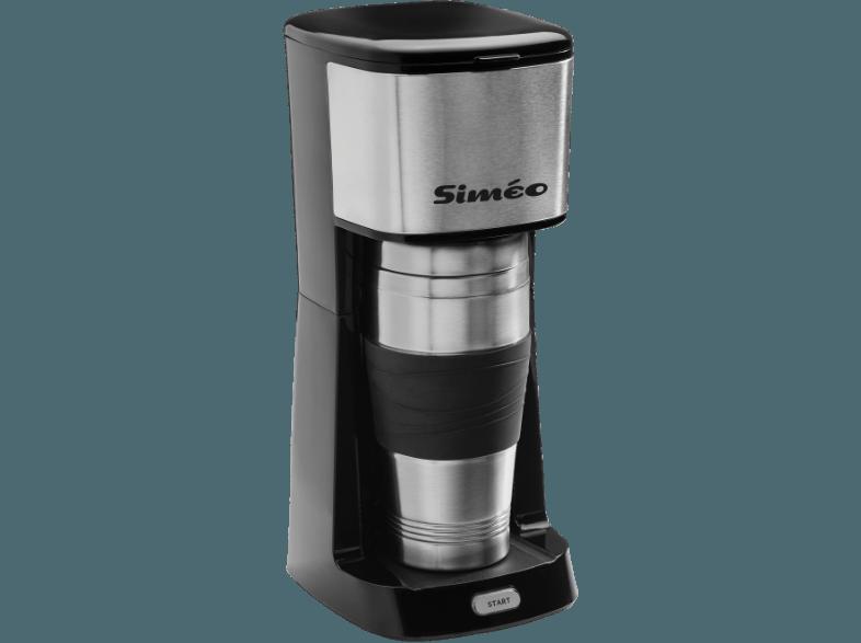 DOMENA CF 120 Kaffeemaschine Schwarz/Silber ()