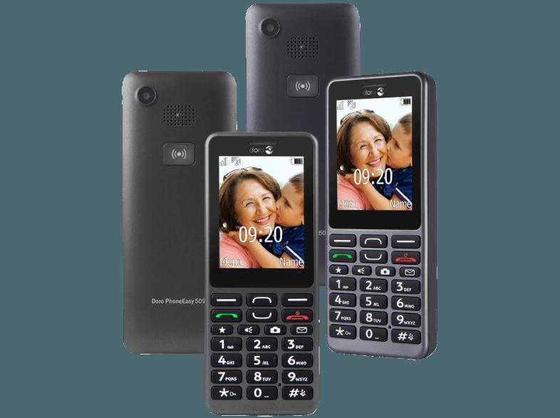 DORO PhoneEasy® 509 Grau, DORO, PhoneEasy®, 509, Grau