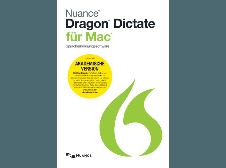 Dragon Dictate 4 für Mac (Education)