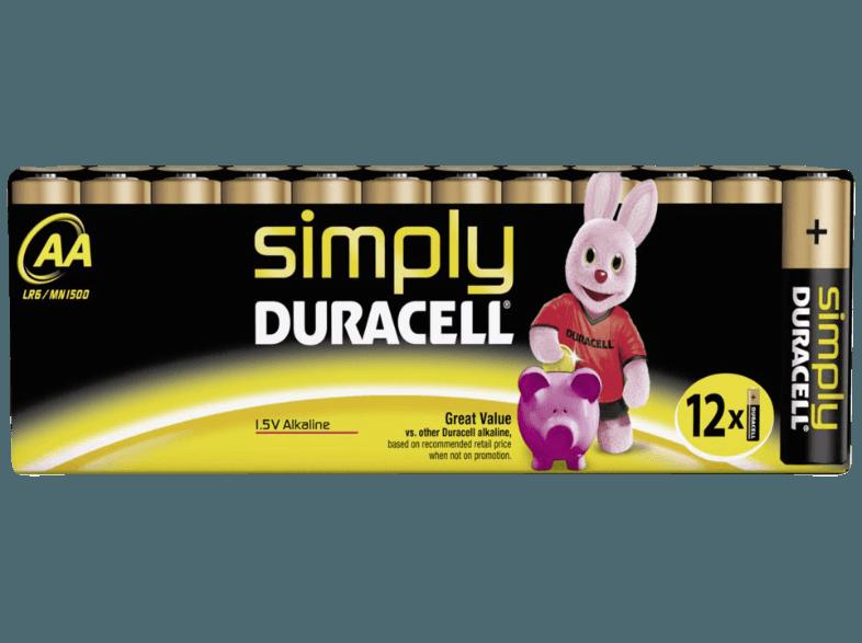 DURACELL 002296 Simply AA Batterie AA