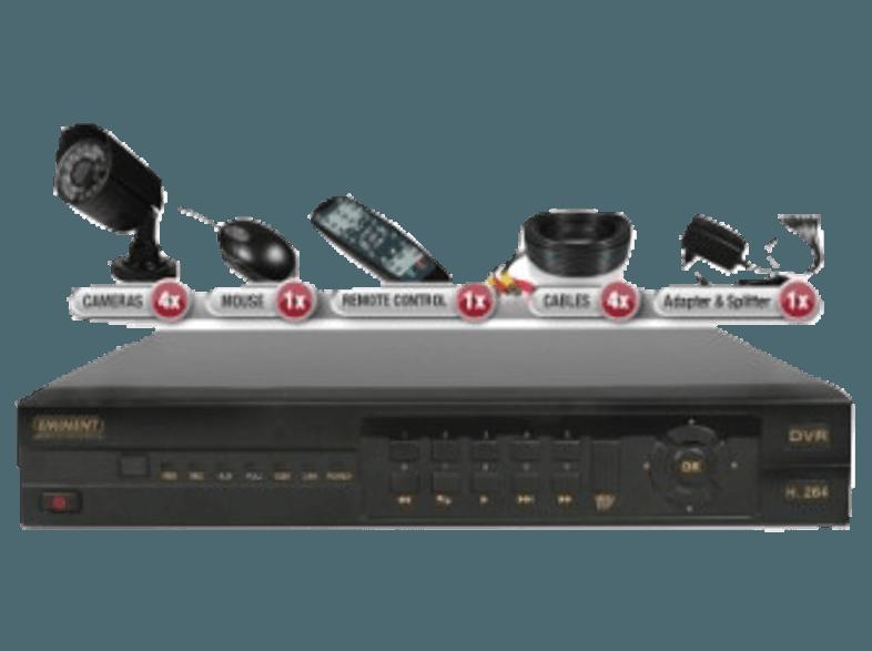 EMINENT EM6116 Kamera-Überwachungsset inkl. Recorder
