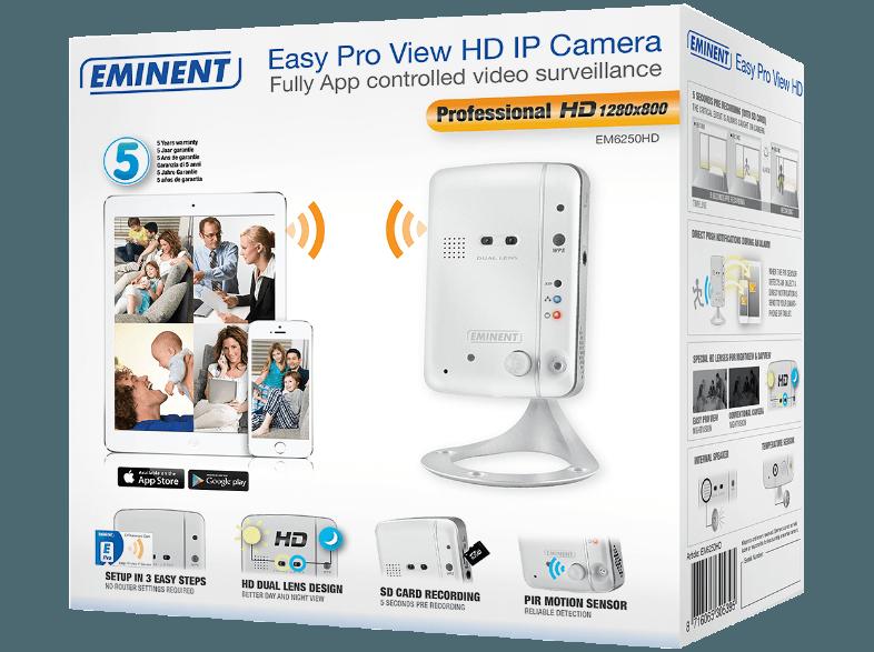 EMINENT EM6250HD Easy Pro View HD IP Kamera, EMINENT, EM6250HD, Easy, Pro, View, HD, IP, Kamera