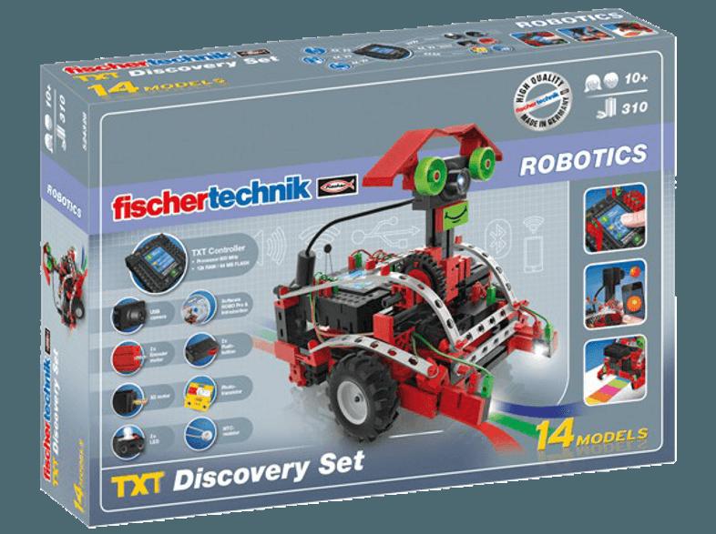 FISCHERTECHNIK 524328 TXT Discovery Set Rot, Grün, Schwarz