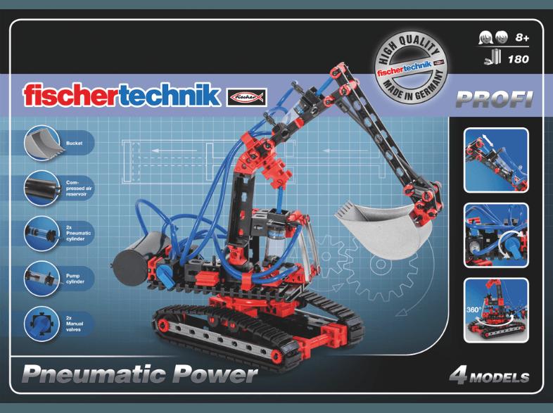 FISCHERTECHNIK 533874 Pneumatic Power Schwarz, Rot, Blau