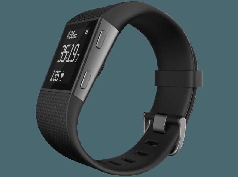 FITBIT Surge Large Schwarz (Smart Watch), FITBIT, Surge, Large, Schwarz, Smart, Watch,