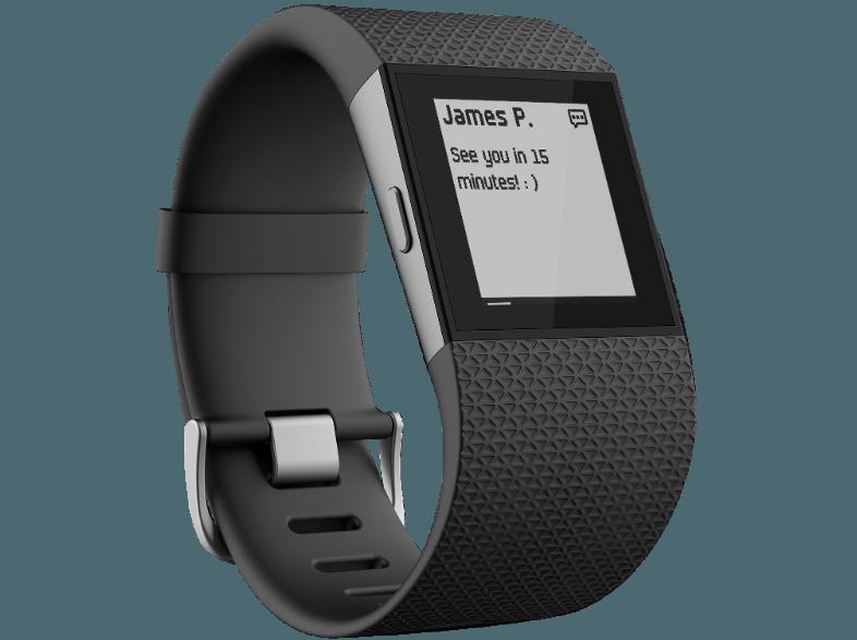 FITBIT Surge Large Schwarz (Smart Watch)