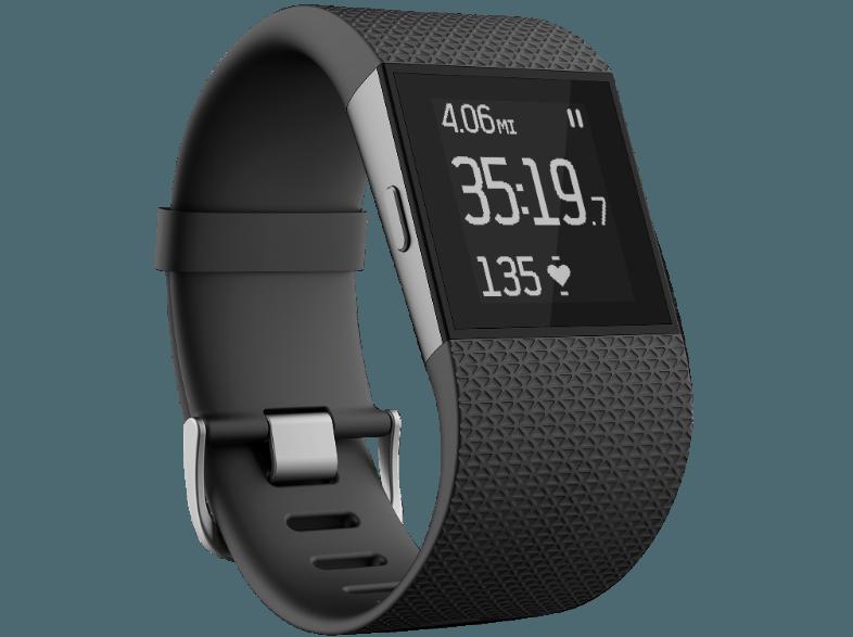 FITBIT Surge Large Schwarz (Smart Watch)