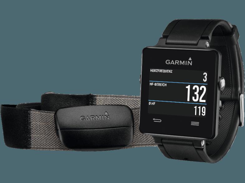 GARMIN vívoactive HRM-Bundle Schwarz (Smart Watch)