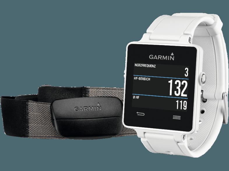 GARMIN vívoactive HRM-Bundle Weiß (Smart Watch)