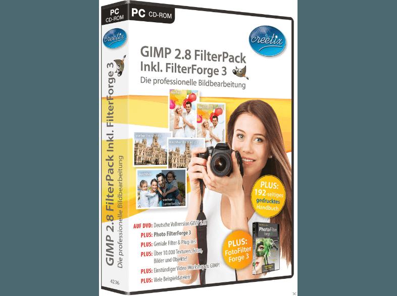 GIMP 2.8. FilterPack Inkl. FilterForge 3, GIMP, 2.8., FilterPack, Inkl., FilterForge, 3