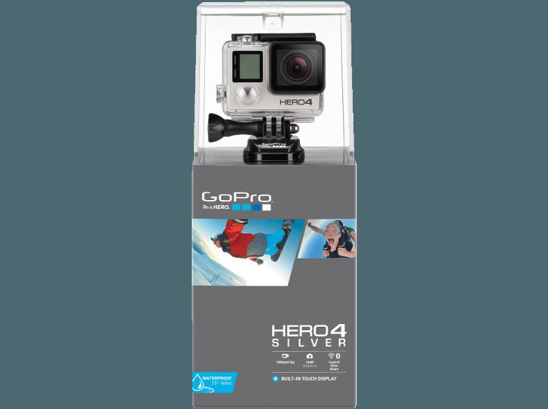 GOPRO Hero4 Silver Motorsport Edition Actioncam Silber (Wasserdicht bis: bis zu 40 m,  WLAN)