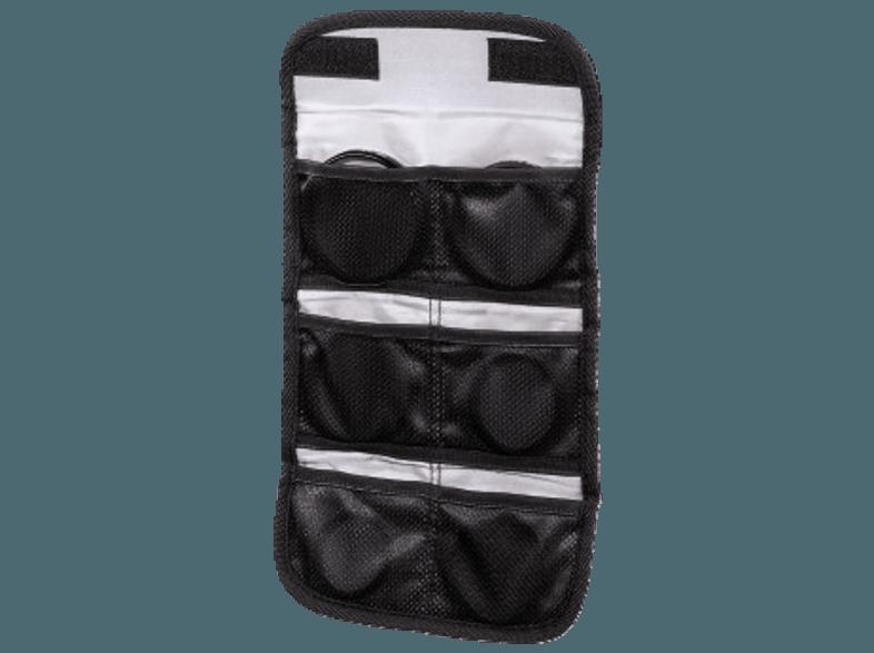 HAMA 126664 Rexton Kamerafilter-Tasche für bis zu 6 Kamerafilter (Farbe: Schwarz)