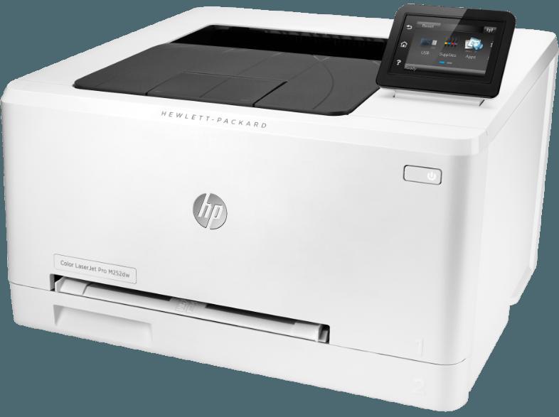 HP Color LaserJet Pro M252DW Laserdruck Drucker WLAN Standardmäßig integriertes Ethernet, 802.11 b/g/n. Wi-Fi fungiert sowohl als Zugriffspunkt (üb