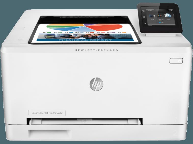 HP Color LaserJet Pro M252DW Laserdruck Drucker WLAN Standardmäßig integriertes Ethernet, 802.11 b/g/n. Wi-Fi fungiert sowohl als Zugriffspunkt (üb, HP, Color, LaserJet, Pro, M252DW, Laserdruck, Drucker, WLAN, Standardmäßig, integriertes, Ethernet, 802.11, b/g/n., Wi-Fi, fungiert, sowohl, als, Zugriffspunkt, über, Wi-Fi, Direct, als, auch, STA