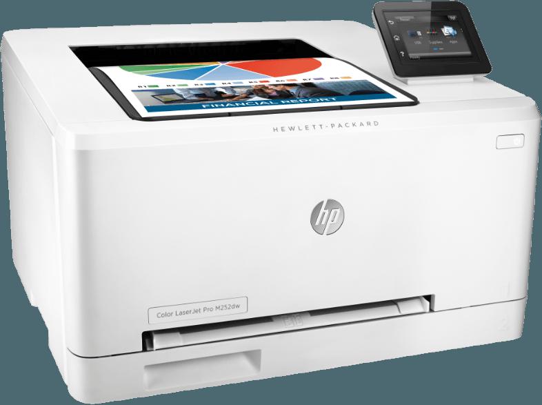 HP Color LaserJet Pro M252DW Laserdruck Drucker WLAN Standardmäßig integriertes Ethernet, 802.11 b/g/n. Wi-Fi fungiert sowohl als Zugriffspunkt (üb, HP, Color, LaserJet, Pro, M252DW, Laserdruck, Drucker, WLAN, Standardmäßig, integriertes, Ethernet, 802.11, b/g/n., Wi-Fi, fungiert, sowohl, als, Zugriffspunkt, über, Wi-Fi, Direct, als, auch, STA