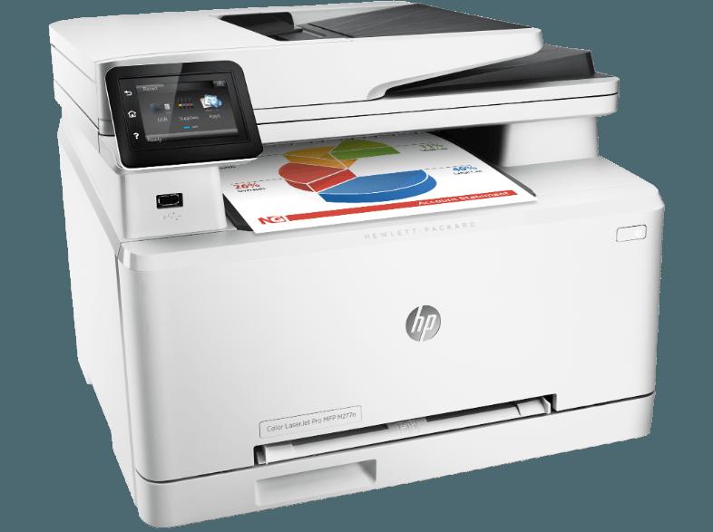 HP Color LaserJet Pro MFP M277N Laserdruck 4-in-1 Multifunktionsgerät  Standardmäßig integrierte Ethernet-Schnittstelle