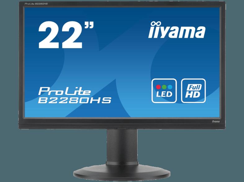 IIYAMA B 2280 HS-B1 21.5 Zoll Full-HD, IIYAMA, B, 2280, HS-B1, 21.5, Zoll, Full-HD