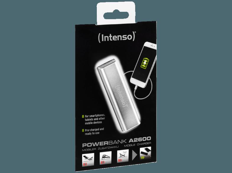 INTENSO 7322401 Powerbnak  2600 mAh Silber