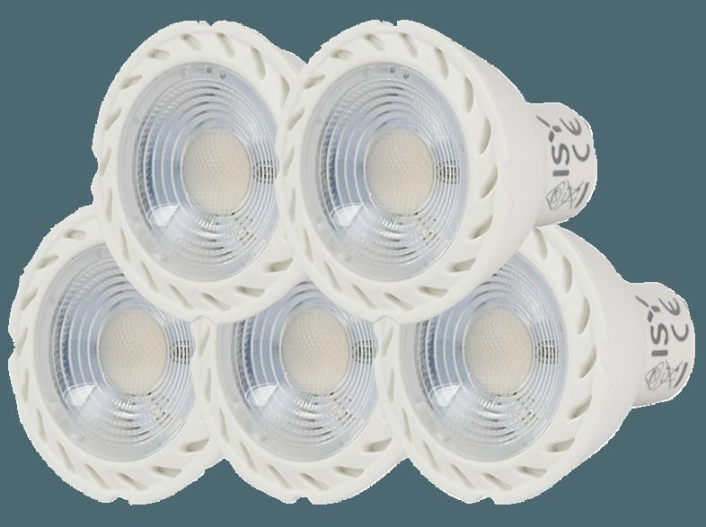 ISY ILE-1050 5-tlg. LED Lampen 3 Watt GU 10, ISY, ILE-1050, 5-tlg., LED, Lampen, 3, Watt, GU, 10