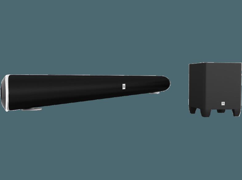 JBL Cinema SB 350 Soundbar-System (2.1 Heimkino-System, 1x Soundbar, 1x Subwoofer, Bluetooth, Schwarz)