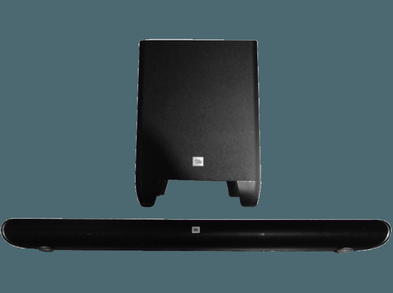 JBL Cinema SB 350 Soundbar-System (2.1 Heimkino-System, 1x Soundbar, 1x Subwoofer, Bluetooth, Schwarz)