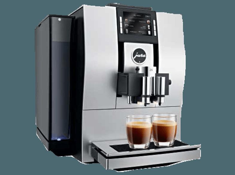 JURA Z6 Kaffeevollautomat (AromaG3-Mahlwerk, 2.4 Liter, Silber)