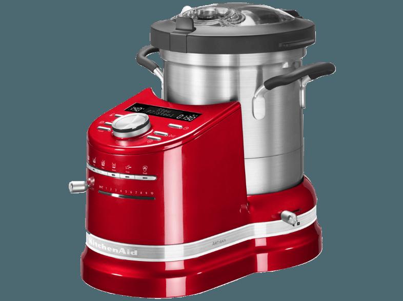 KITCHENAID 5KCF0103EER/4 Artisan Küchenmaschine mit Kochfunktion Empirerot 1500 Watt