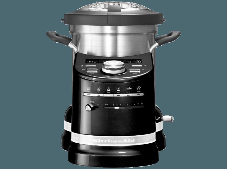 KITCHENAID 5KCF0103EOB/4 Artisan Küchenmaschine mit Kochfunktion Onyxschwarz 1500 Watt