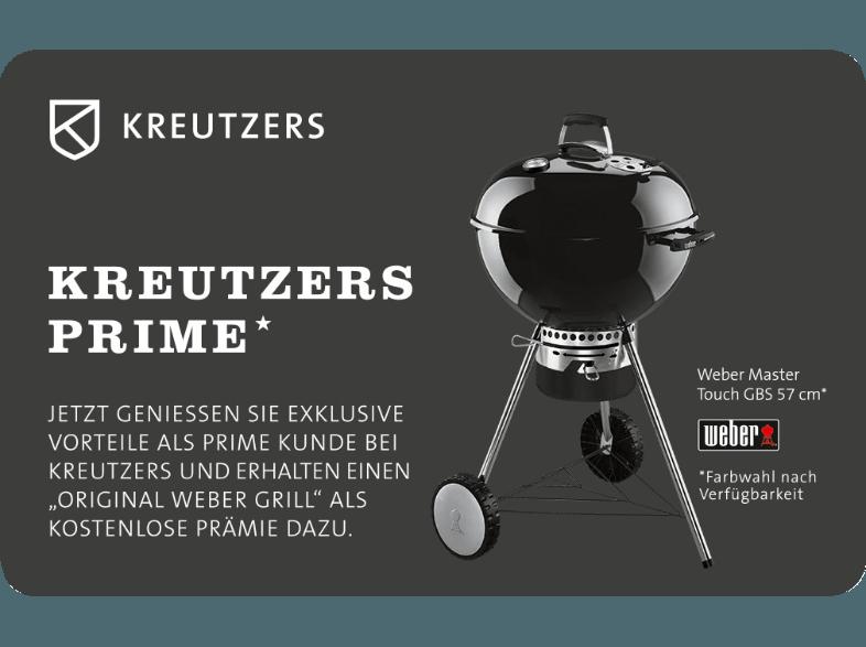 KREUTZERS Fleisch- und Genuss Prime Card   Original Weber Mastertouch GBS 57 Grill Holzkohlegrill, KREUTZERS, Fleisch-, Genuss, Prime, Card, , Original, Weber, Mastertouch, GBS, 57, Grill, Holzkohlegrill