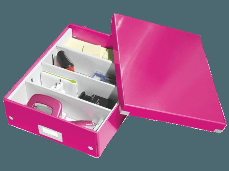 LEITZ 6058-00-23 CLICK&STORE Organisationsbox mittel Aufbewahrungsbox