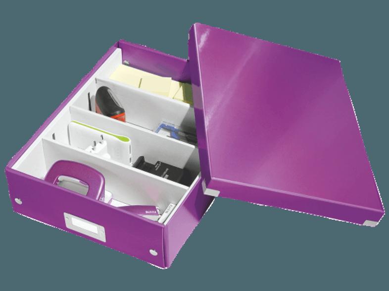 LEITZ 6058-00-62 CLICK&STORE Organisationsbox mittel Aufbewahrungsbox