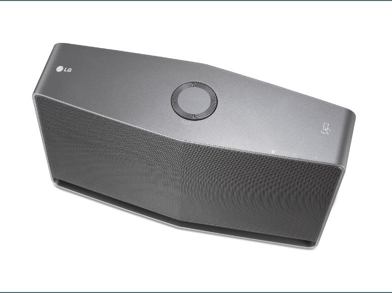 LG NA9540 - Wireless Lautsprecher (App-steuerbar, Bluetooth, Metallsilber)