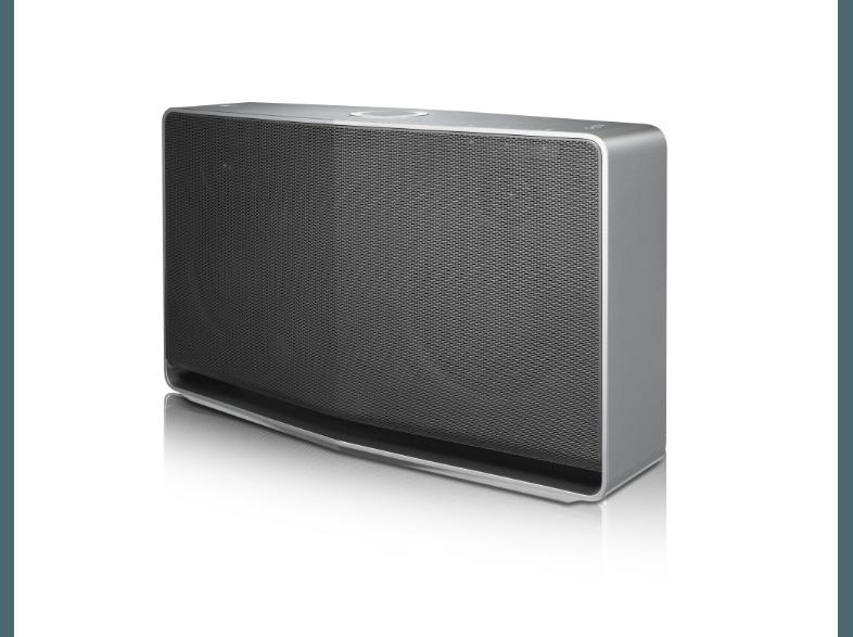 LG NA9740 - Wireless Lautsprecher (App-steuerbar, Bluetooth, Metallsilber)