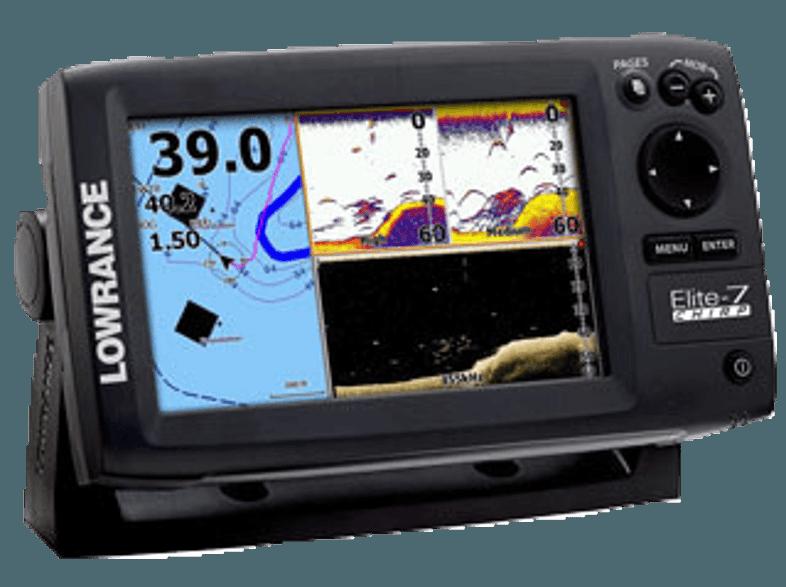 LOWRANCE 000-11665-007 LOWRANCE ELITE-7 CHIRP Wassersport, Fischen, Angeln